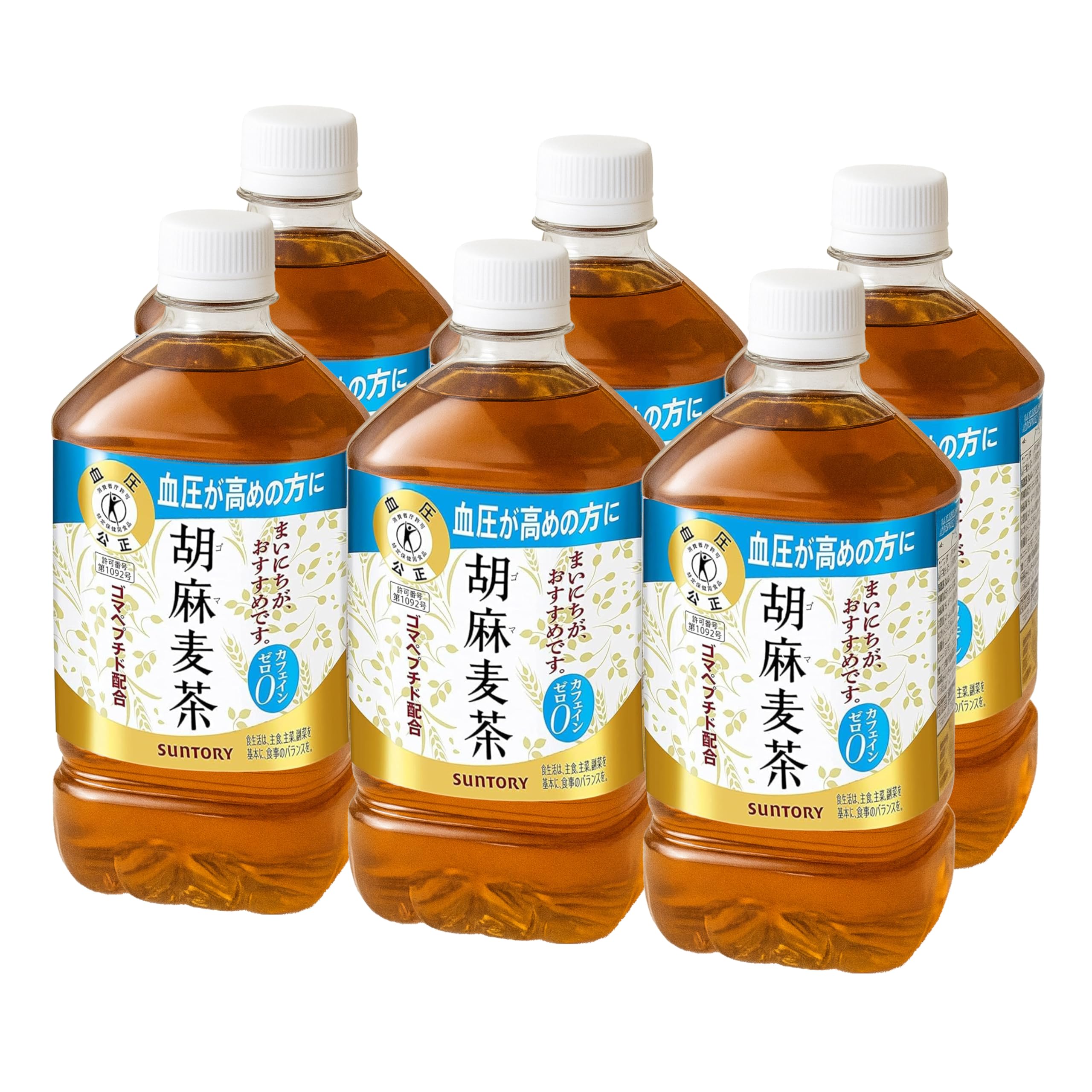 Amazon.co.jp: 【みのる商事】[トクホ]サントリー 胡麻麦茶 1.05Lx6本